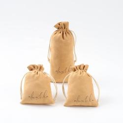 Promotion Luxury Sunglasses Watch Necklace Mascara Cosmetic Gift Dust Packaging Bag Jewelry Drawstring Suede Bag