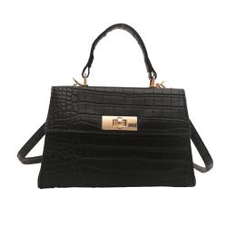Fashionable Cute Mini PU Leather Women Shoulder Bag Novelty Button Cross Body Purses Crocodile Design Clutch Bag