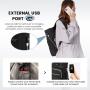 LOVEVOOK 2023 New Style Quilted Ladies Backpack Waterproof College lightweight Bag Travel High Quality Laptop Backpack for Women