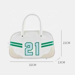 New Arrival Ladies Gym Bag High Quality Pu Leather Custom Logo Women's Sport Bag Trendy Fashion Bowling Bags