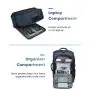 LOVEVOOK Expandable Backpack with Shoe Bag Waterproof large capacity Bag carryon luggage Airline Approved Men Travel Duffle Bags