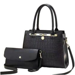 2024 New Style Hot selling Fashion Pu Leather Large Capacity  Ladies Handbag With Lock Design Luxury Hand Bag