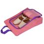Gelory High Quality Mesh Portable Travel Shoe Bag Zip View Window Pouch Storage Waterproof Organizer Golf Bag