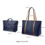 LOVEVOOK Waterproof Oxford Nylon Tote Bag Minimalist Women Handbags High Quality Laptop Shoulder Bag Set Travel Bag for Ladies