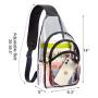 Personalized Leisure Casual Chest Bags Summer Travel Sports Gym Beach Clear Waterproof Crossbody Sling Bag