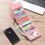 KBW662 New Women Card Bag Multi Card Zipper ID Card Holder Money Clip High Quality Multi Function Long Wallet