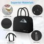 Gelory Reusable Leakproof Thermal Bento Lunch Box Storage Bag Tote Insulated Cooler Lunch Bag For Camping
