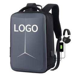 Smart College High School Back Pack Quality School Bags Boys Backpack Office Computer Bag Laptop Backpack Gray Black Polyester