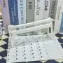 Gelory TPU Large Capacity Double-Layer Transparent Stationery Bag Custom Triangular Pencil Case For Exam