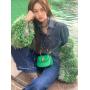 Sac A Main De Lux Pour Femm Luxury Vintage Lady Women'S Saddle Handbags Popular Bamboo Handles Shoulder Crossbody Bags For Women