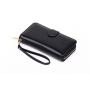 Factory Price Big Capacity Real Leather Women Zipper Long Clutch Wallet
