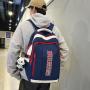 ZR836 Schoolbag New Backpack Fashion High Capacity Unisex Computer Laptop Bag Nylon High School Students Letter Backpack Trend