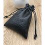 Small PU Leather Drawstring Bag
