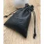 Small PU Leather Drawstring Bag