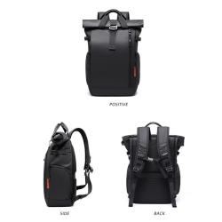 ZF061 Customized New Fashionable Shoulders Backpack Male Oxford Cloth Computer Bag Student Schoolbag Waterproof Wear Travel Bag