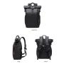 ZF061 Customized New Fashionable Shoulders Backpack Male Oxford Cloth Computer Bag Student Schoolbag Waterproof Wear Travel Bag