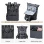 LOVEVOOK Rucksack for Men Women Large Waterproof Laptop Backpack for Work Travel 17 Inch Roll Top Backpack