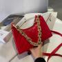 Lattice Popular Style Elegant Chain Pu Leather Bag Women Hand Bags Luxury 20231pu Leather White Shoulder Bag