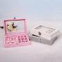 HR566 Women Portable Travel Ladies Jewellery Storage Box Necklace Ring Earrings Household Single Layer Accessories Holder Box