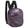 Travel College Students Backpack Daypacks Custom Laser Holographic PU Leather School Bag Bookbags