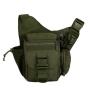 Large Waist Saddle Bag with Zipper Closure SLR Camera Bag with Pattern Decoration for Outdoor Photography Shoulder Crossbody