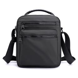 Best Seller Men  Mini Square  Bags China  Oxford Cloth Wholesale Shoulder Crossbody Bags Pure Color Waterproof Bag