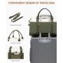 LOVEVOOK Fashion Design 4 in 1 Travelling Bag with Toiletry Pouch & Shoe Bag Custom Waterproof Overnight Large Travel Duffle Bag