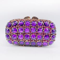 Factory Wholesale rhinestone purse and handbag Hand-made diamond-encrusted evening bags with various designs are available in s