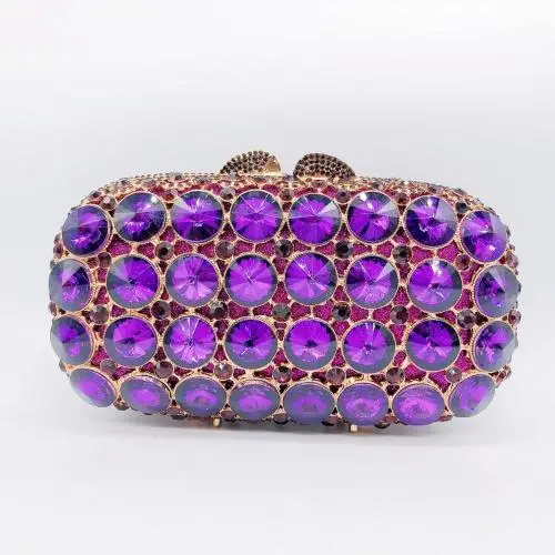 Factory Wholesale rhinestone purse and handbag Hand-made diamond-encrusted evening bags with various designs are available in s