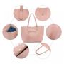 Loiral Tote Purse and Crossbody Bags for Women, Faux Leather Satchel Handbags and Shoulder Purse with Tassel 2pcs women handbags