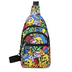 ZR758 Unisex Chest Bag Waterproof Shoulder Bag Sports Travel Crossbody Leisure Solid Color Business High Quality Bag Print logo