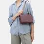 China Factory  2024 Hot selling Women Clutch bag High Quality Pu Leather lady Stripe Shoulder bags fashion DC Handbags for women