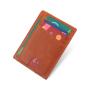 Factory wholesale slim card holder wallet genuine leather credit card holder rfid men card holder