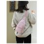 ZF281 Women's Messenger Bags Simple Nylon Waist Bag Fashion Leisure Travel Shoulder Bag Waterproof Lightweight Daily