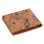 RFID Blocking Bifold Mens Wallet  Leather Brown Short Slim Credit Cards Holder Wallet For Men