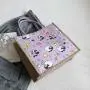 Large Capacity  Women'S New Cute Cartoon Shoulder Tote Bag Students Class Carrying Canvas Bag