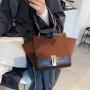 New Fashion Korean Version Messenger Bag Chain Atmospheric Portable Wing Bag Women's Zipper Square Bag With Lock