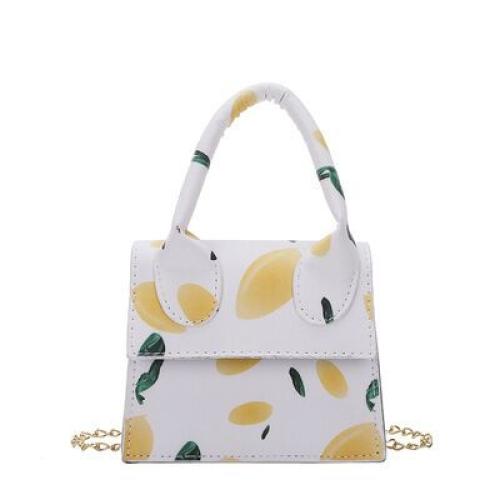 Fashion Shoulder Bag New Trendy Print Cow Leaf Pattern Simple Messenger Womens Mini Cow Printhandbags
