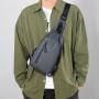 Waterproof Men'S Chest Bag Pure Color Crossbody Bag Men Oxford Cloth Sports Chest Bags For Men