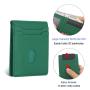wholesale mens slim wallet minimalist genuine leather rfid blocking bifold credit card holder with gift box cartera de hombre