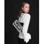 2023 Wholesale Hot Sell Lady Clear Bag Transparent PVC Handbags 2pcs Set Women Recycled Leather Purses And Bags