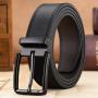 In stock custom logo men belt leather belts men alloy pin buckle belt for men women
