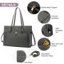 2022 new custom hot sale LOVEVOOK famous designer women handbags large shoulder tote bag 15.6 laptop Briefcase bags with USB