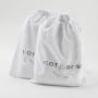 High Quality Brush Cotton Flannel Gift Drawstring Bag Muslin Cotton Packing Drawstring Dust Shoe Bag