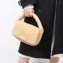 CHANGRONG Custom lightweight Nylon puffer tote bag women sotf quilted padding handbag bag custom logo