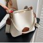 New Design Canvas Tote Bag Plain Pu Leather Handbags Bags Briefcase Satchel Laptop Sac A Main Femme Leather Crossbody Bags