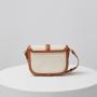 Wholesale Custom Hot-Selling Women Bags Eco-Friendly Leather And Canvas Luxury Sling Bag Hand Bag