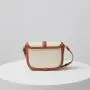 Wholesale Custom Hot-Selling Women Bags Eco-Friendly Leather And Canvas Luxury Sling Bag Hand Bag