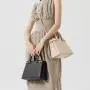 Guangzhou Factory Custom Logo Womens Handbags Customize 2024 Trending Latest Luxury Lock Pu Leather Ladies Hand Bags