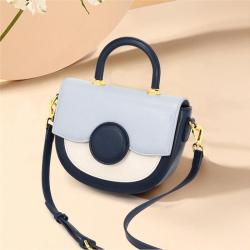 Custom Made Latest New Saddle Design Women Crossbody Semicircle Shape Shoulder Messenger Tote Bags for Women Handbags And Purses